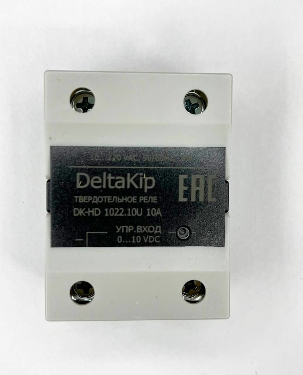 Однофазное твердотельное реле DELTA-KIP DK-HD 1022.10U 10А 10-220VAC