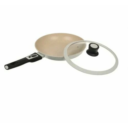 Сковорода OneTwo White Chocolate O3FP4328, 28 см бежевый