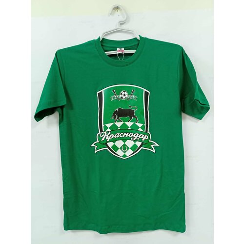 KRASNODAR размер 48 майка футболка футбольного клуба Краснодар материал Х/Б зелёная иванов б история клуба 81