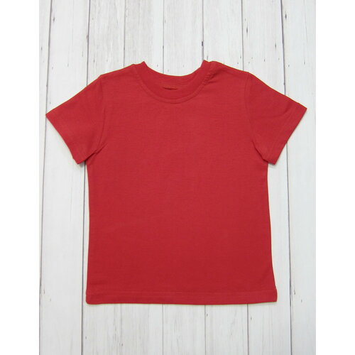Футболка Светлячок-С, размер 92-98, красный футболка однотонная желтая р 140