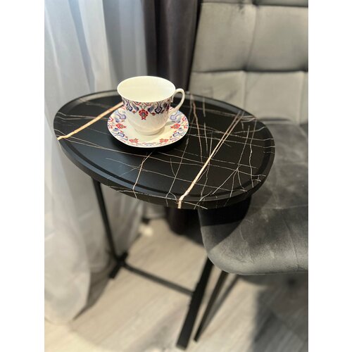 Приставной журнальный интерьерный столик лофт столик для ноутбука прикроватный столик 2955₽