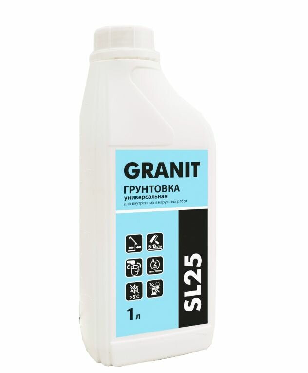 Грунтовка универсальная GRANIT SL25 1 л