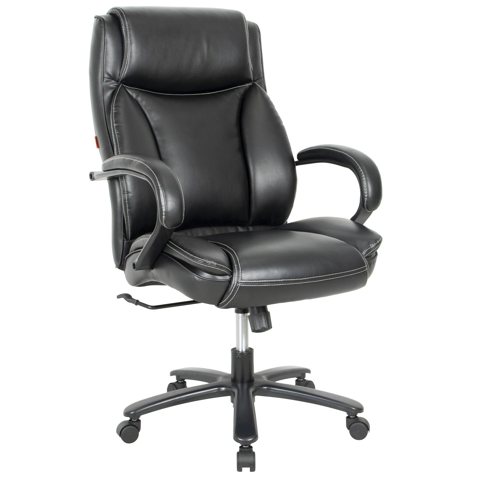 фото Кресло компьютерное Chairman CH400 кожа, black/00-07145996