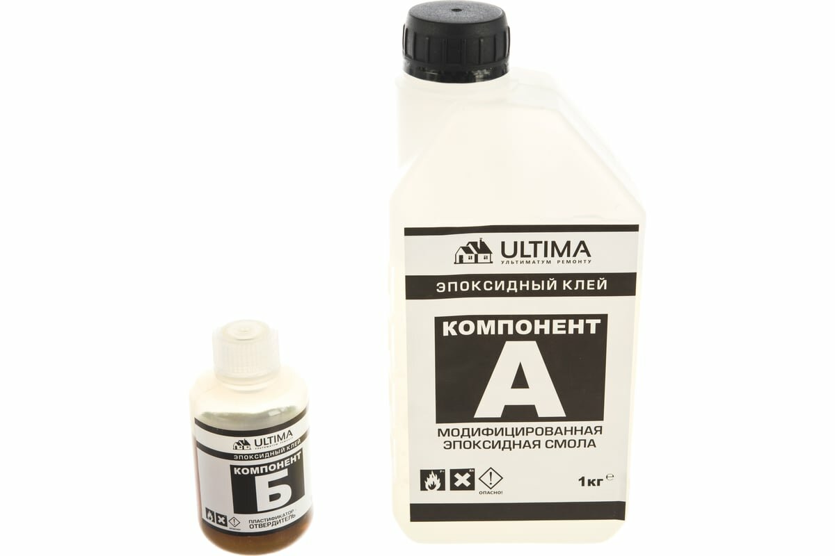 Эпоксидный клей ULTIMA на основе эпоксидной смолы 1000 г ULTIMA01