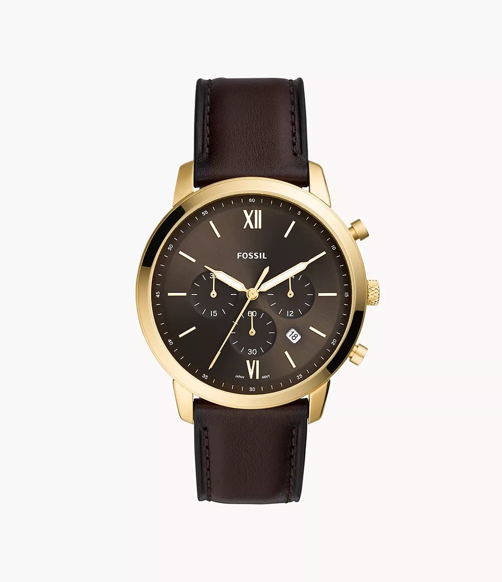 Наручные часы FOSSIL, коричневый