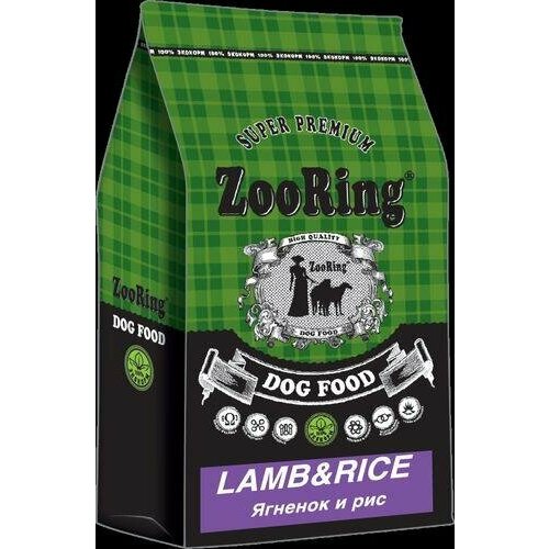 ZooRing Lamb&Rice Сухой корм для собак, Ягненок и Рис 10кг