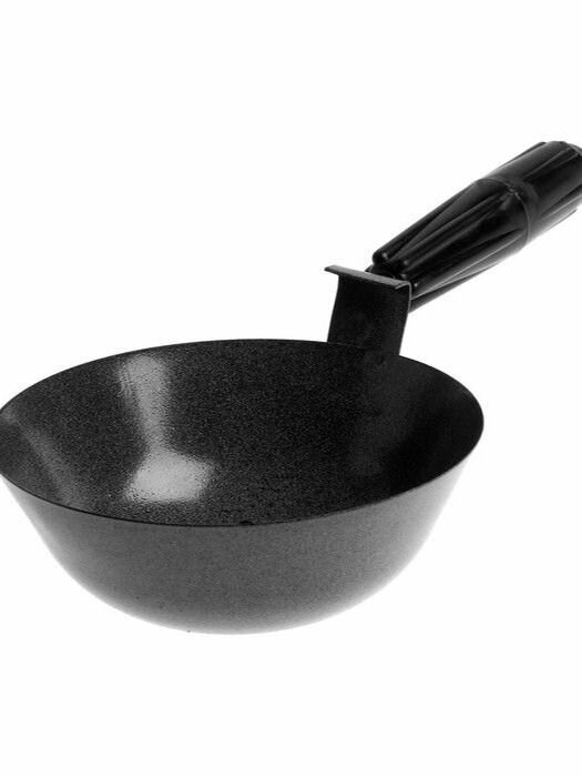 Ковш штукатурный ЛОМ 160 мм с площадкой сталь пластиковая рукоятка