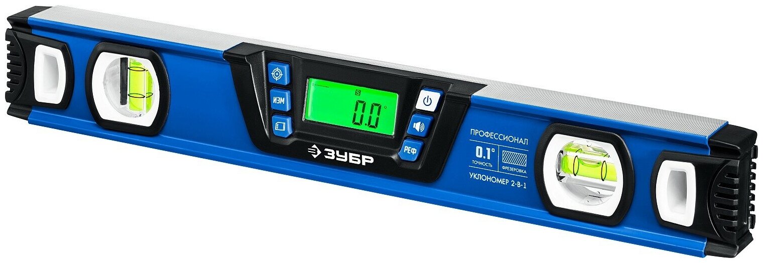 ЗУБР 400 мм, 0-90°, ±0,1°, Уровень-уклономер, Профессионал 34286