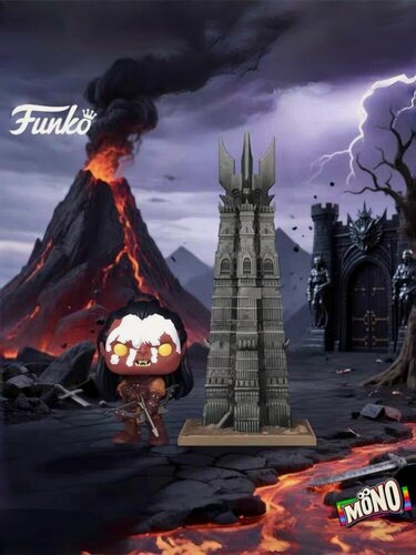 Изображение товара Игровой набор "Властелин Колец: Поп Таун" С9 Луртц, статичный, пластик, 11 см, с башней