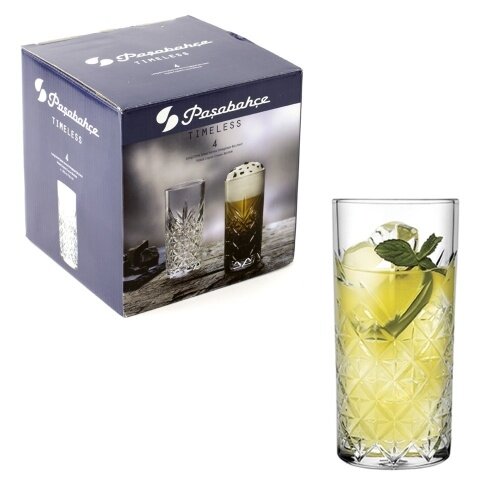 Стакан PASABAHCE таймлесс 52800 450мл 4шт 4х6 1100835