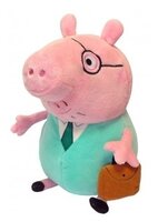 Мягкая игрушка РОСМЭН Peppa pig Папа Свин с кейсом 30 см
