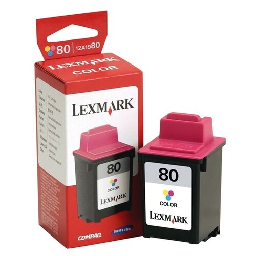 Картридж Lexmark 12A1980, 285 стр, многоцветный картридж lexmark 12a1980 285 стр многоцветный