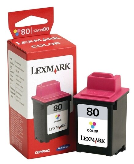 Картридж LEXMARK 12A1980 №80