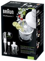 Погружной блендер Braun MQ 745 Cocktail, белый
