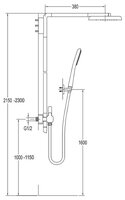 Душевая стойка Omnires Hudson HS4144/6