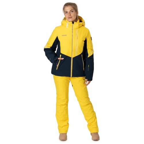 Горнолыжный комплект с брюками High Experience, демисезон/зима, размер 42, желтый