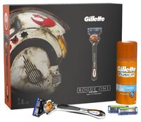 Набор Gillette гель для бритья Fusion Hydrating 75 мл, бритва Fusion ProGlide Flexball сменные лезви