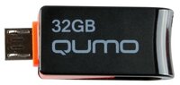 Флешка Qumo Hybrid 32Gb черный