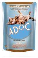 Корм для кошек ADoC (0.07 кг) 1 шт. Пауч с тунцом и сардинами