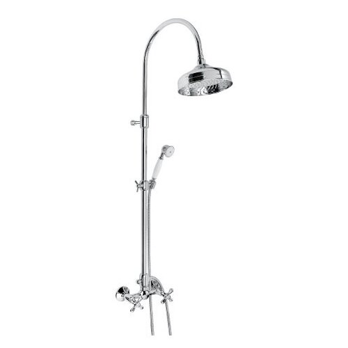 Душевая стойка Emmevi 1200281BO без излива, белый/золото