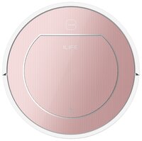 Робот-пылесос iLife V7s Plus белый/розовый