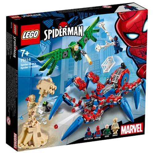 LEGO Marvel Super Heroes 76114 Spiderman Паучий вездеход, 418 дет. конструктор человек паук 64137 паучий поезд