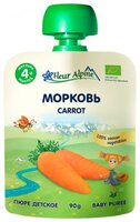 Пюре Fleur Alpine морковь (с 4 месяцев) 90 г, 1 шт