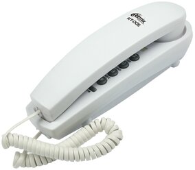 Телефон трубка проводной Ritmix RT-005 белый