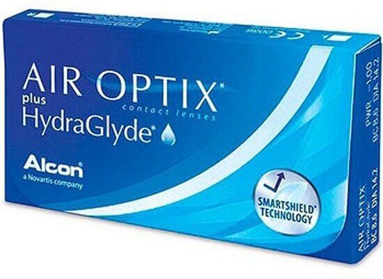 Alcon Air Optix Plus HydraGlyde (6 ) -3.50 R 8.6