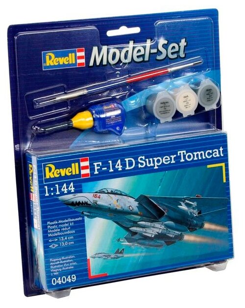 64049 Revell Подарочный набор с моделью самолёта F-14D Super Tomcat (1:144)