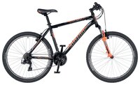 Горный (MTB) велосипед Author Outset 26 (2019) black matt/orange neon 15