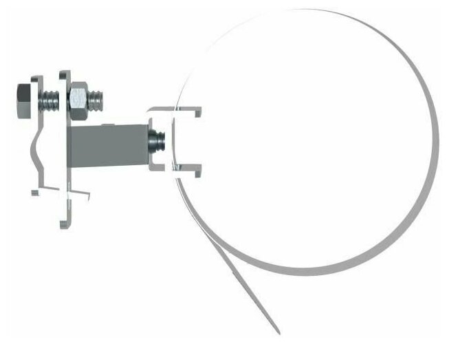 Хомут на металл. трубы d80-160мм DKC NG3001 - фотография № 3