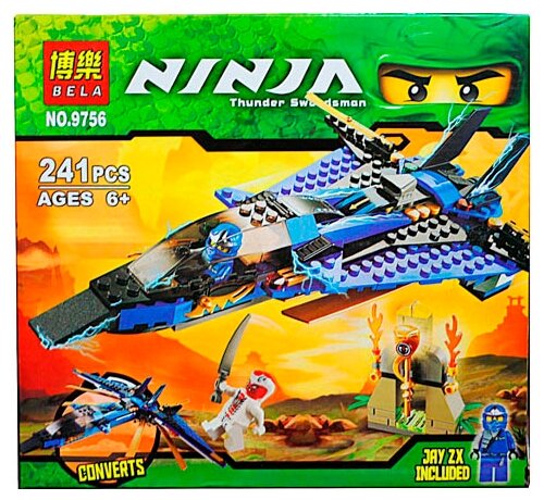 Конструктор Ниндзяго Джей и его штурмовой истребитель, 241 датель