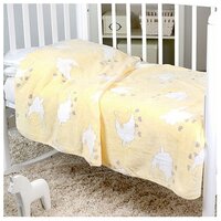 Плед Baby Nice Velsoft 100х118 см "Птички", голубой