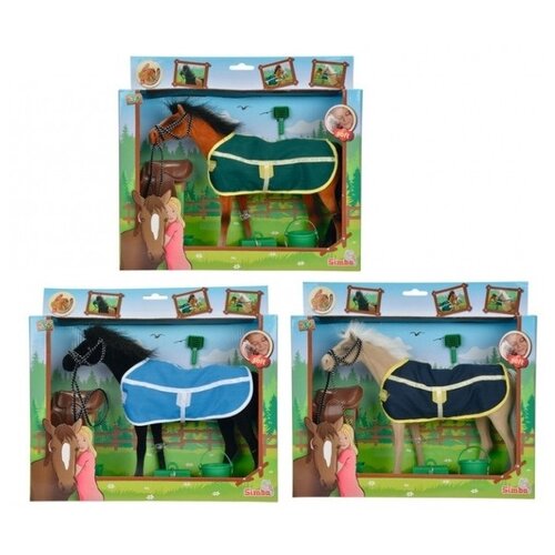 фото Фигурка simba лошадка с попоной