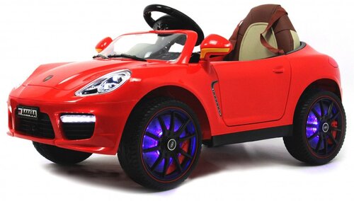 RiverToys Автомобиль Porsche A444AA VIP, красный