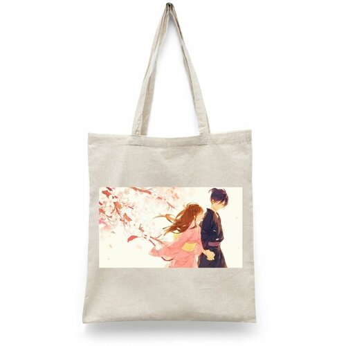 фото Сумка шоппер каждому своё, текстиль, бежевый