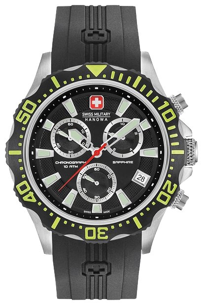 Наручные часы Swiss Military Hanowa 40915, зеленый, серебряный