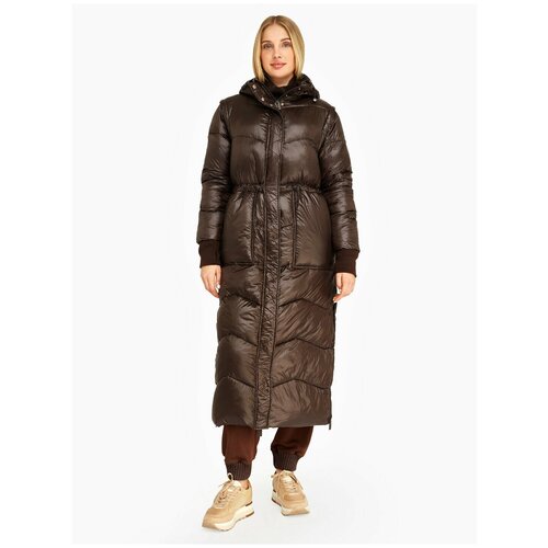 Куртка Jijil, размер 44, коричневый пальто размер 50 коричневый