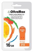 Флешка OltraMax 210 16GB оранжевый