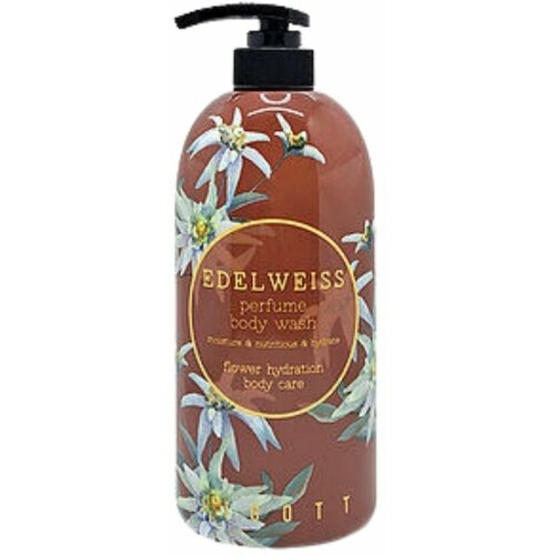 Jigott Гель для душа с экстрактом эдельвейса / Edelweiss Perfume Body Wash, 750 мл парфюмированный гель для душа с эдельвейсом jigott edelweiss perfume body wash