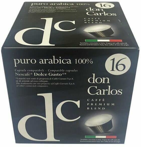 Кофе в капсулах Don Carlos PURO ARABICA 4 упаковки - фотография № 3