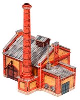 Сборная модель Умная Бумага Котельная (348) 1:87