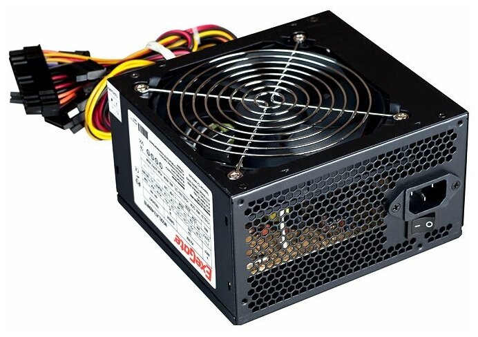 Блок питания ATX Exegate EX221636RUS-S 400W(+PFC), SC, black,12cm fan, 24p+4p, 6/8p PCI-E, 3*SATA, 2*IDE, FDD + кабель 220V с защитой от выдер - фото №4