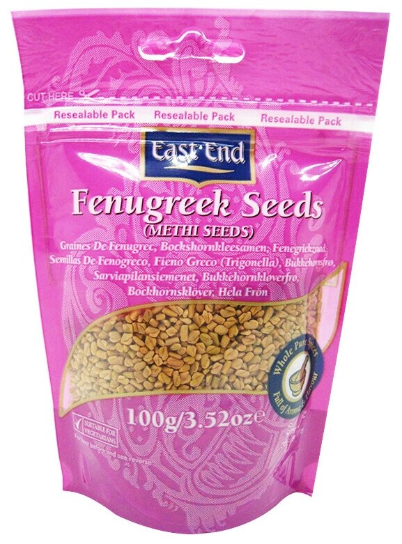 Пажитник (Шамбала) семена (fenugreek seeds) East End | Ист Энд 100г