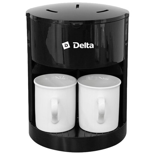Кофеварка DELTA DL-8160 черная 250Вт 2чашки 142900₽