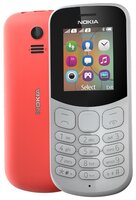 Телефон Nokia 130 Dual sim (2017) красный