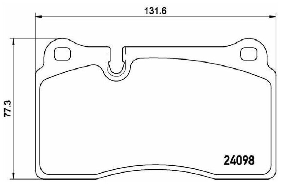 Колодки тормозные дисковые перед, BREMBO P85110