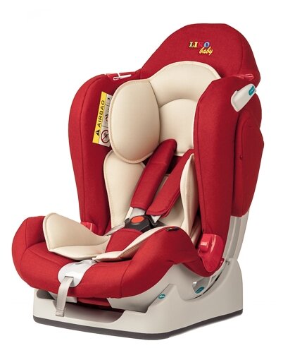 Автокресло LIKO BABY LB 510 Красный в точку