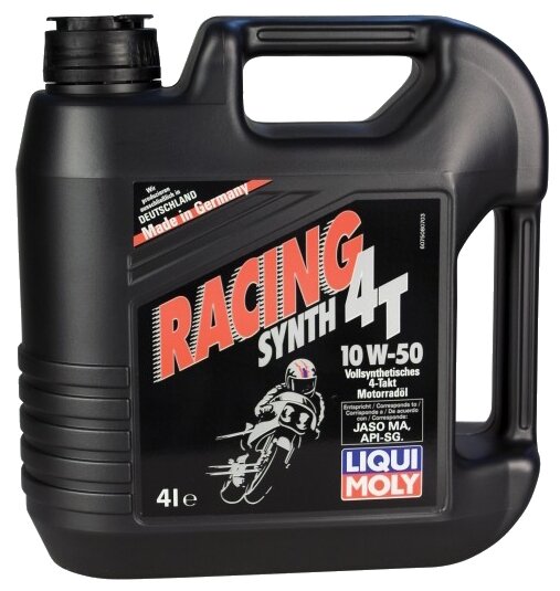 Масло Liqui Moly Racing Synth 4T 10W50 Sg/Sh (Синт.) 4Л LIQUI MOLY арт. 16867508